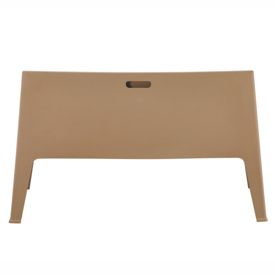 ΚΑΝΑΠΕΣ 2-ΘΕΣΙΟΣ ΠΟΛΥΠΡΟΠΥΛΕΝΙΟΥ SLEEK HM6366.03 ΧΡΩΜΑ ΚΑΠΟΥΤΣΙΝΟ 133x68x73Υεκ.